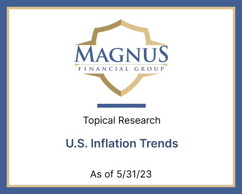 Magnus Financial U.S. Inflation Trends report cover.
